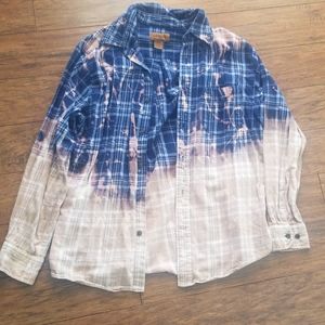 Vintage bleached flannel